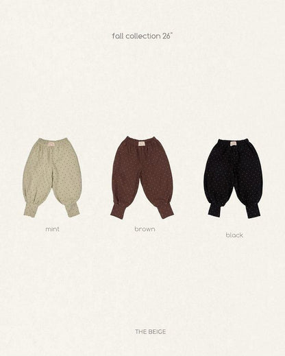 Aladdin Dot Pants [THE BEIGE]（2026AW） 19