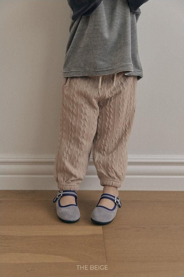 Knit Jogger Pants [THE BEIGE]（2026AW） 7