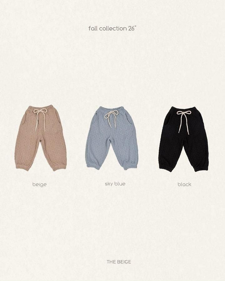 Knit Jogger Pants [THE BEIGE]（2026AW） 19