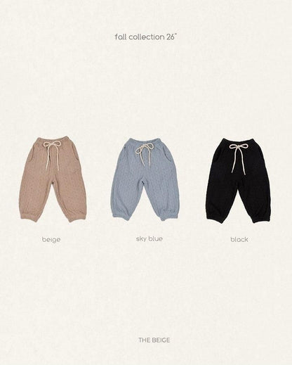 Knit Jogger Pants [THE BEIGE]（2026AW） 19