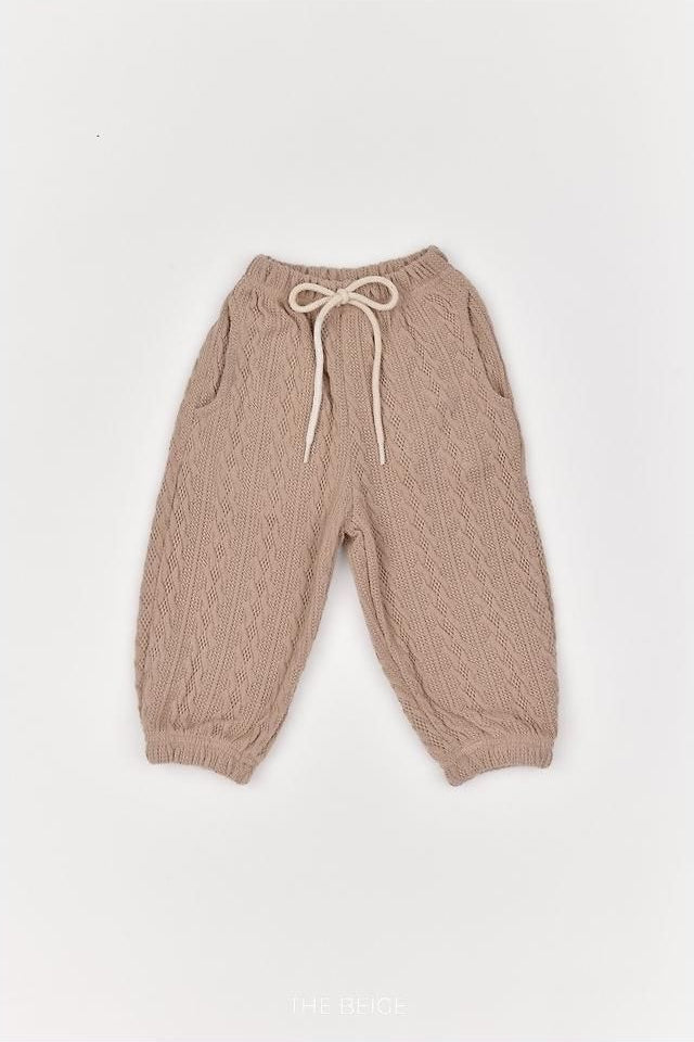 Knit Jogger Pants [THE BEIGE]（2026AW） 20