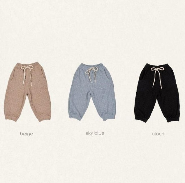 Knit Jogger Pants [THE BEIGE]（2026AW） 2