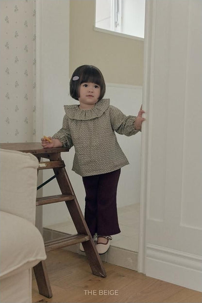 Ribbed Bootcut Pants [THE BEIGE]（2026AW） 6