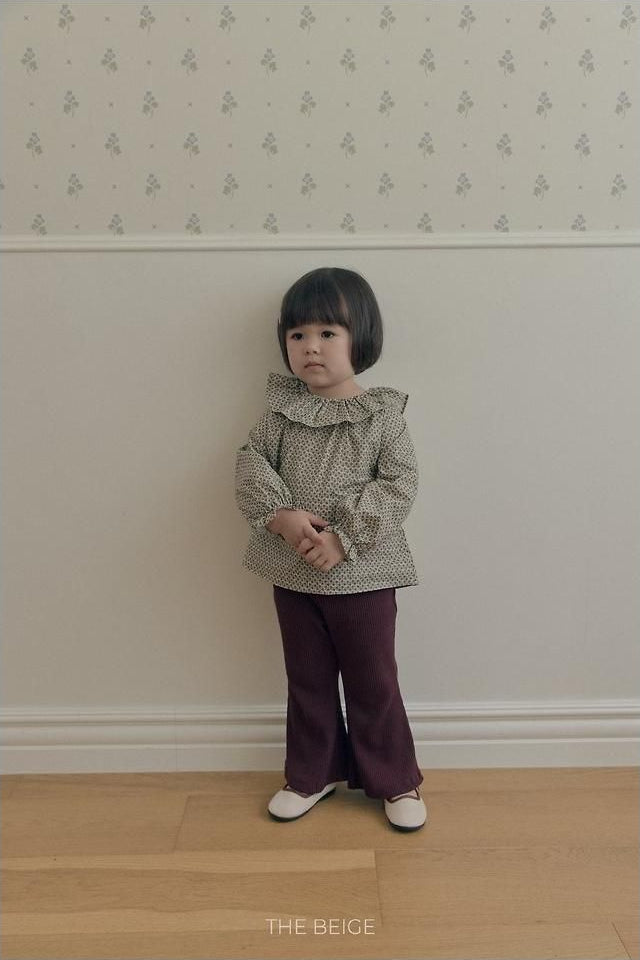 Ribbed Bootcut Pants [THE BEIGE]（2026AW） 8