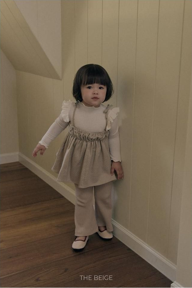 Ribbed Bootcut Pants [THE BEIGE]（2026AW） 13