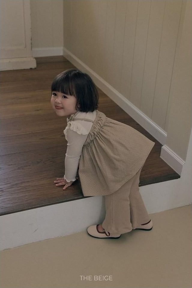 Ribbed Bootcut Pants [THE BEIGE]（2026AW） 14