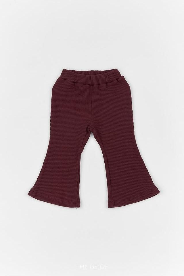 Ribbed Bootcut Pants [THE BEIGE]（2026AW） 19