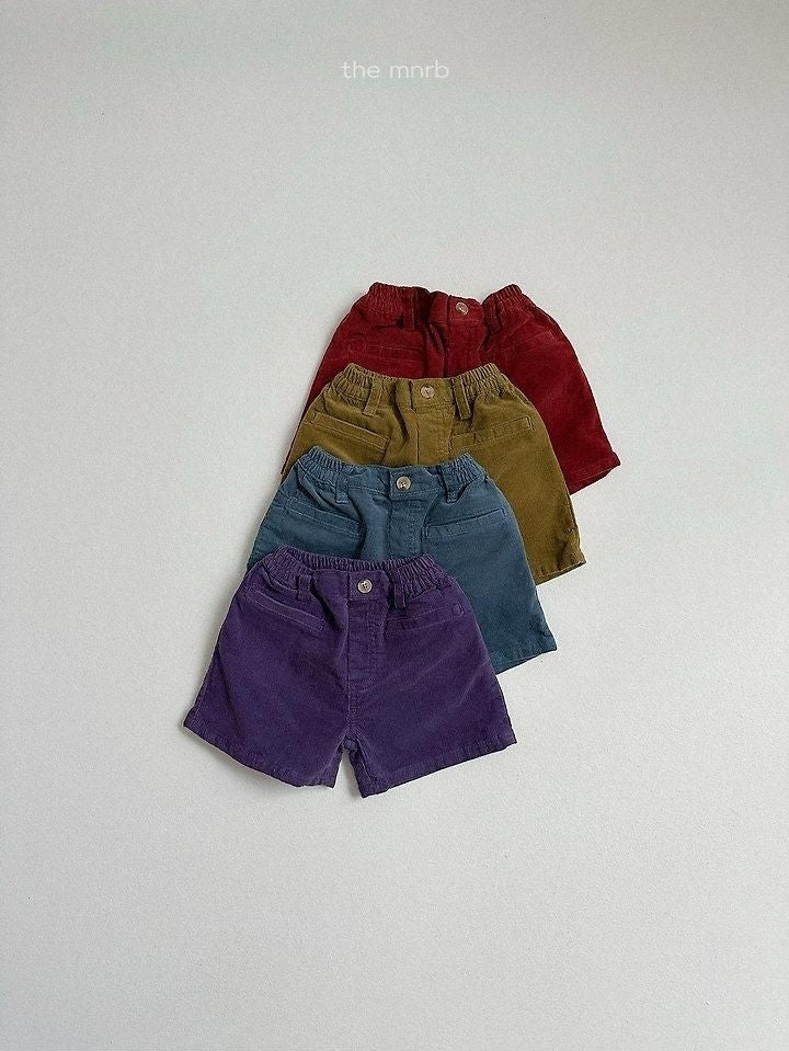 Corduroy Shorts [MINIROBE]（2026AW） 2