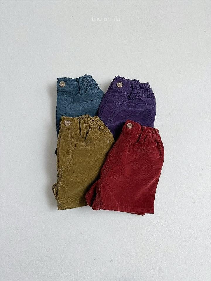 Corduroy Shorts [MINIROBE]（2026AW） 3