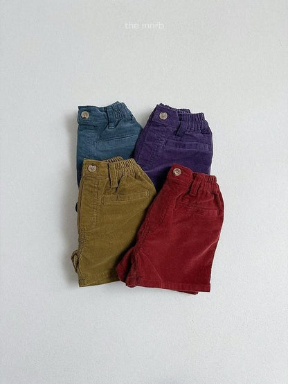 Corduroy Shorts [MINIROBE]（2026AW） 3