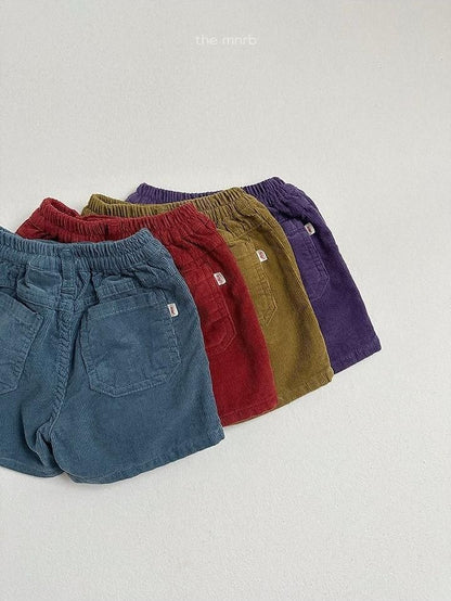 Corduroy Shorts [MINIROBE]（2026AW） 4