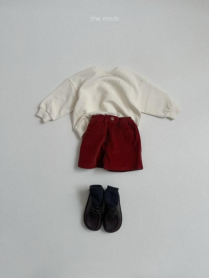 Corduroy Shorts [MINIROBE]（2026AW） 10