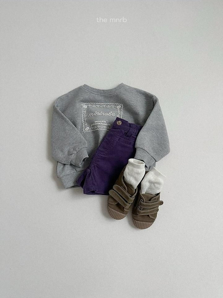 Corduroy Shorts [MINIROBE]（2026AW） 11
