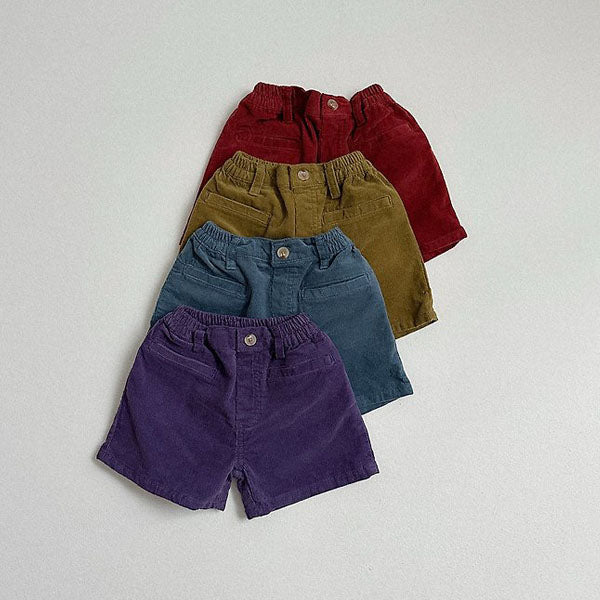 Corduroy Shorts [MINIROBE]（2026AW） 1