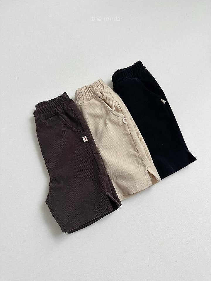 Corduroy Capri Pants [minirobe]（2026AW） 8
