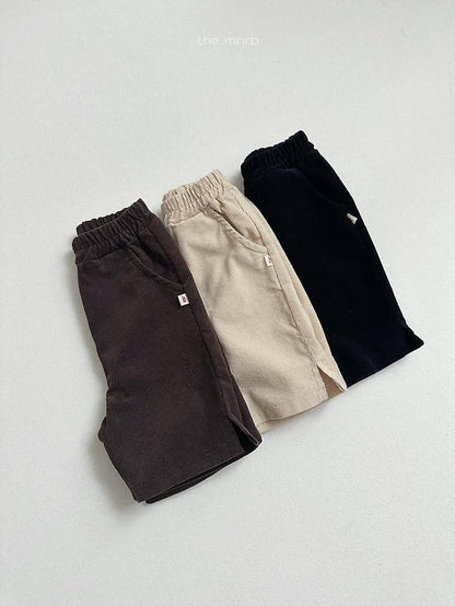 Corduroy Capri Pants [minirobe]（2026AW） 8