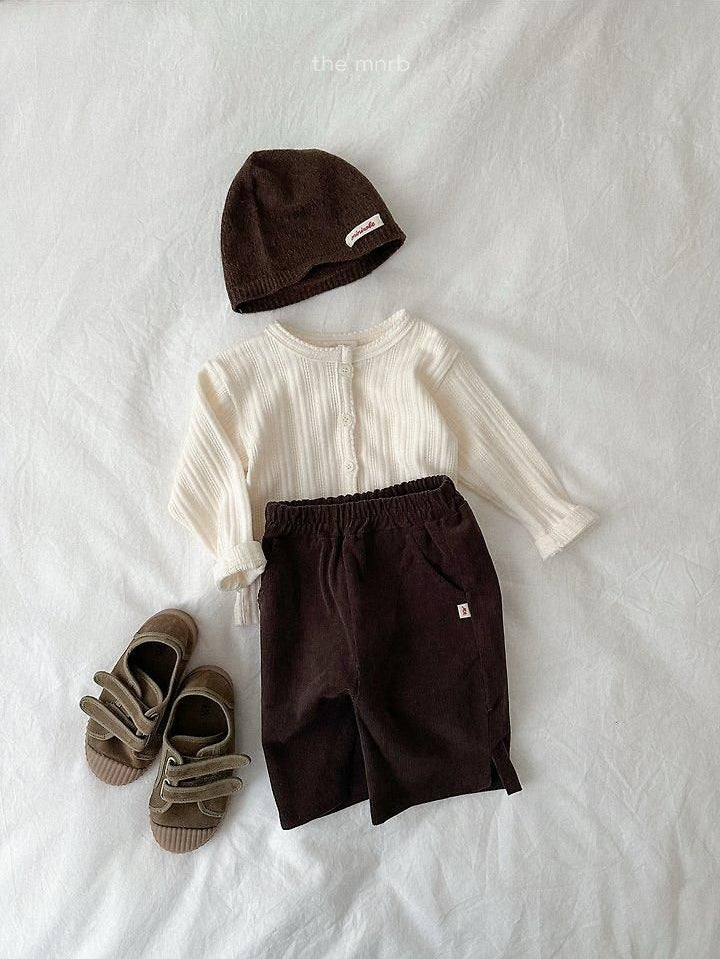 Corduroy Capri Pants [minirobe]（2026AW） 19