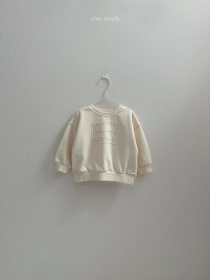 Lace Sweatshirt [minirobe]（2026AW） 5
