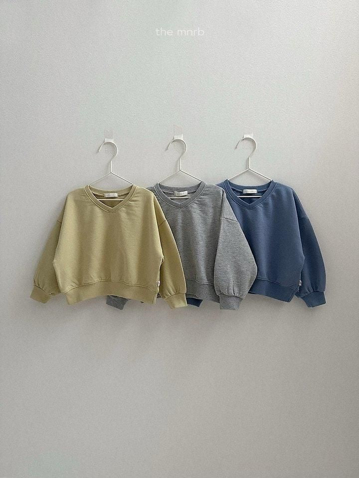 Low V-Neck Sweatshirt [minirobe]（2026AW） 2