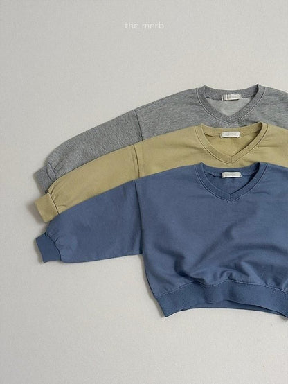 Low V-Neck Sweatshirt [minirobe]（2026AW） 3