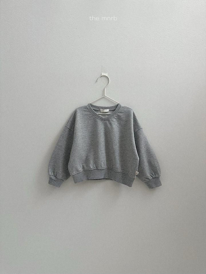 Low V-Neck Sweatshirt [minirobe]（2026AW） 5