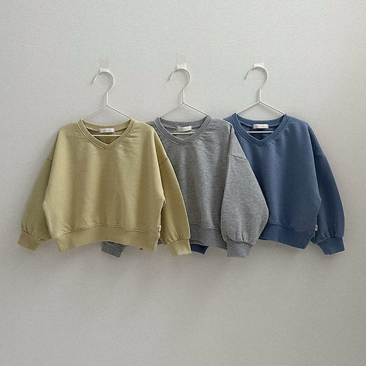 Low V-Neck Sweatshirt [minirobe]（2026AW） 1