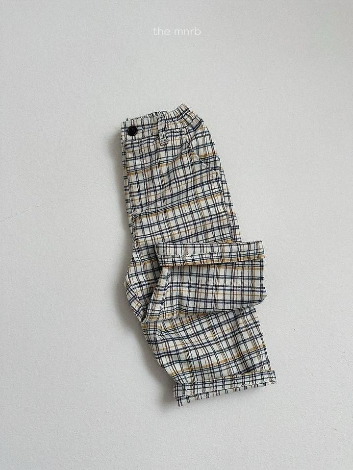 Adele Check Pants [minirobe]（2026AW） 3