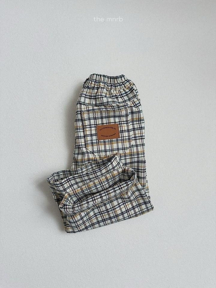 Adele Check Pants [minirobe]（2026AW） 4