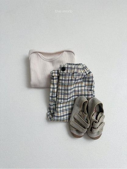 Adele Check Pants [minirobe]（2026AW） 9