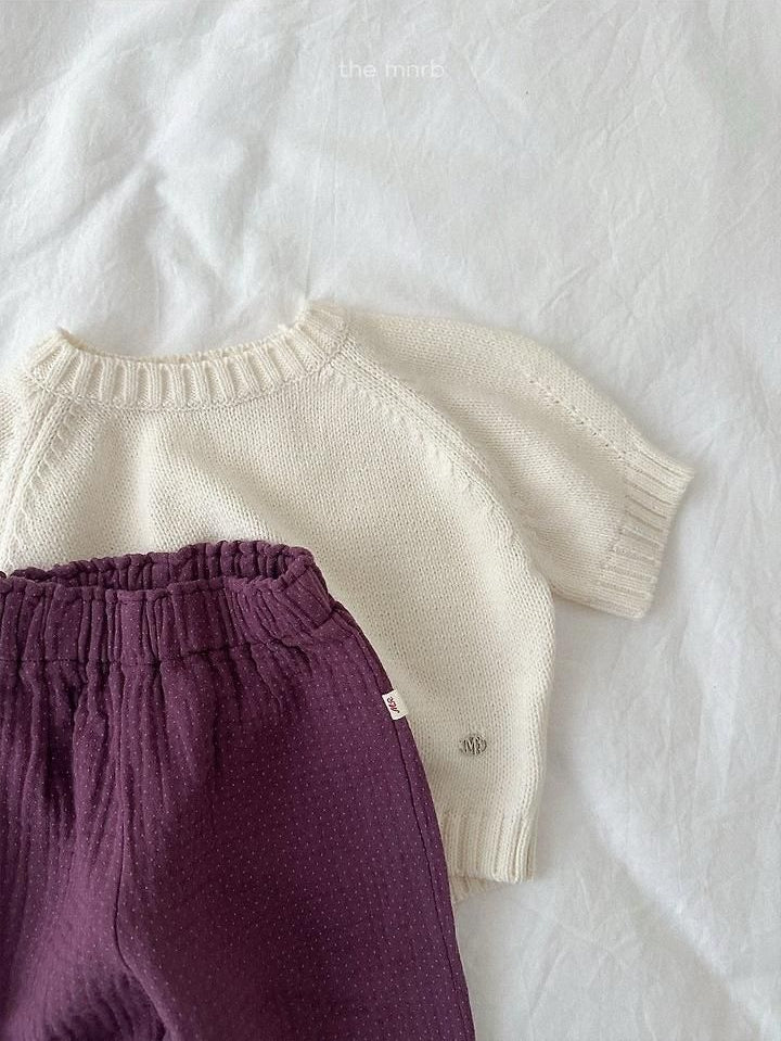 Emblem Three-Quarter Knit [minirobe]（2026AW） 20