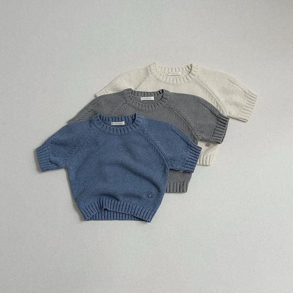 Emblem Three-Quarter Knit [minirobe]（2026AW） 1