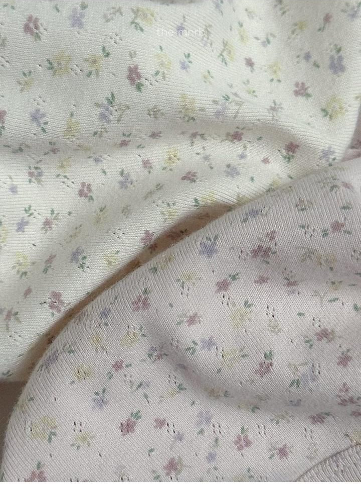 Cotton Eyelet Long Sleeve Tee [minirobe]（2026AW） 7