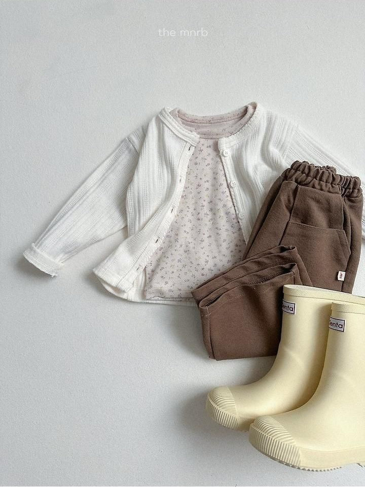 Cotton Eyelet Long Sleeve Tee [minirobe]（2026AW） 12
