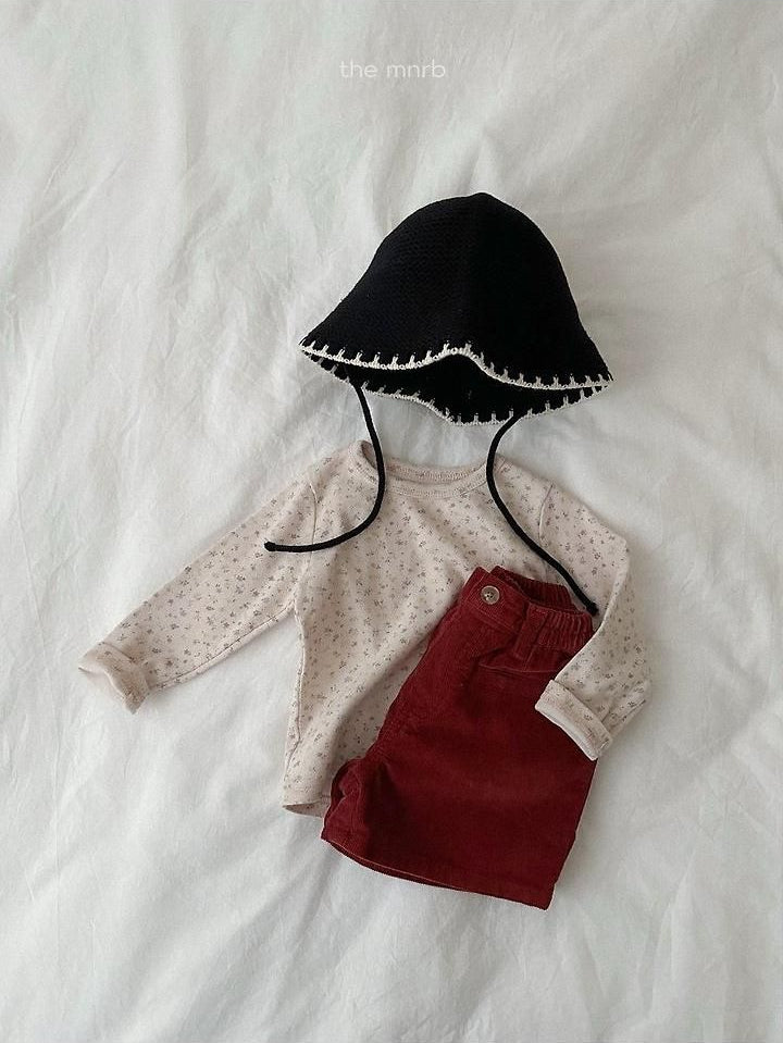 Cotton Eyelet Long Sleeve Tee [minirobe]（2026AW） 14
