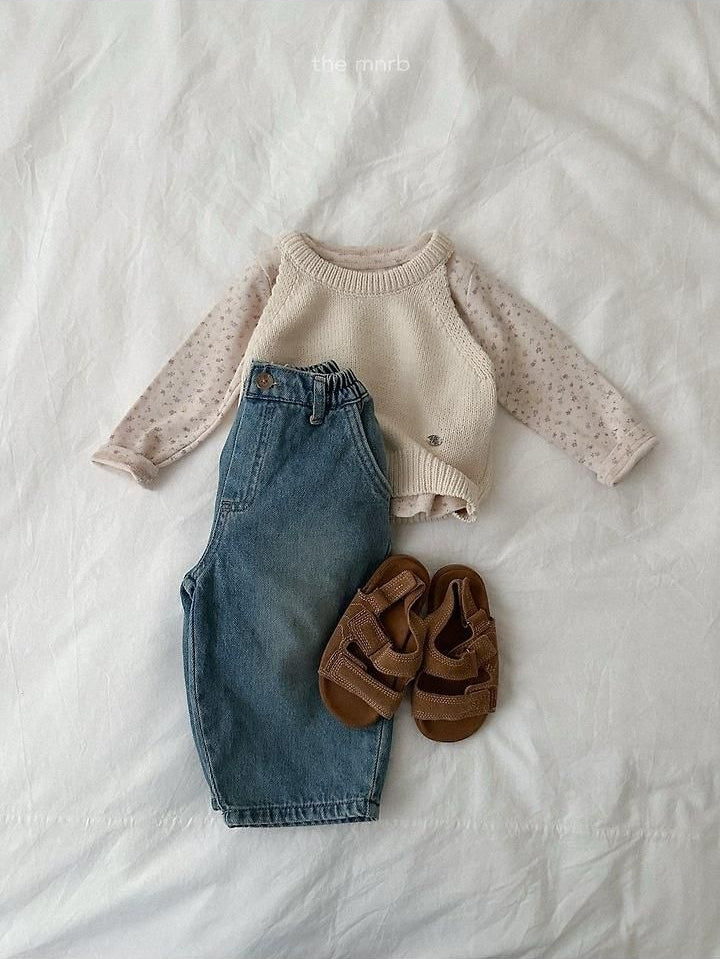 Cotton Eyelet Long Sleeve Tee [minirobe]（2026AW） 16