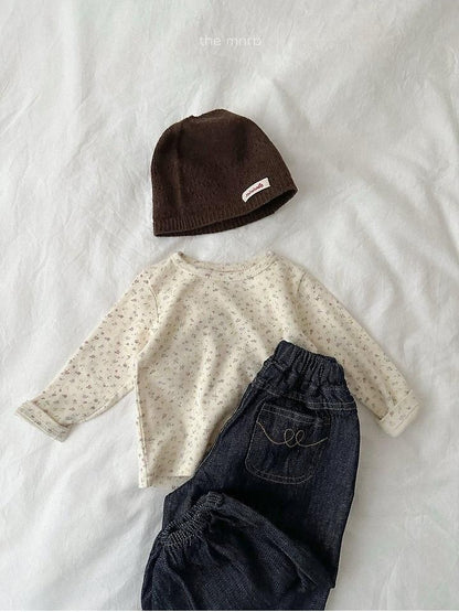 Cotton Eyelet Long Sleeve Tee [minirobe]（2026AW） 17