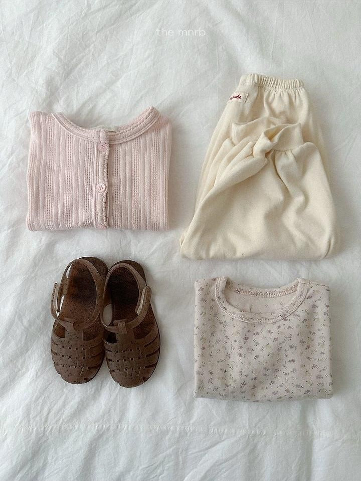 Cotton Eyelet Long Sleeve Tee [minirobe]（2026AW） 19