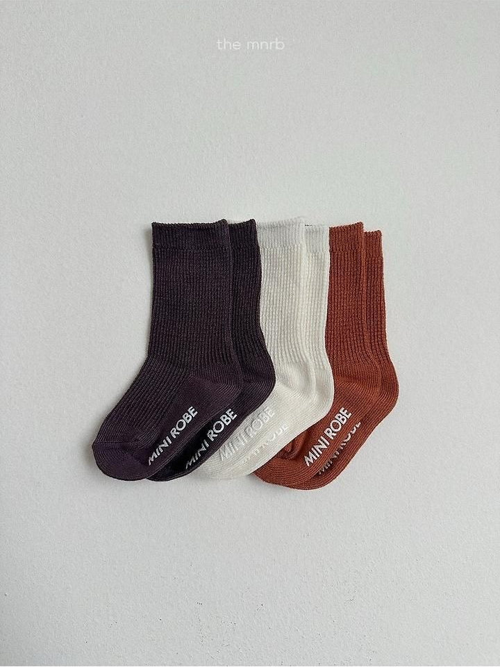 Basic Waffle Socks [minirobe]（2026AW） 6