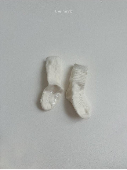 Basic Waffle Socks [minirobe]（2026AW） 7