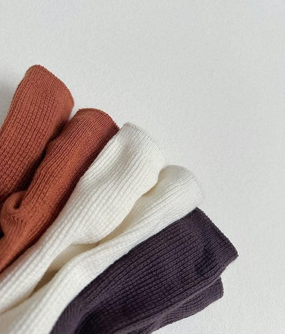 Basic Waffle Socks [minirobe]（2026AW） 11