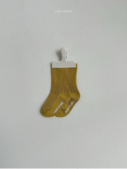 Cotton Rib Socks [minirobe]（2026AW） 6