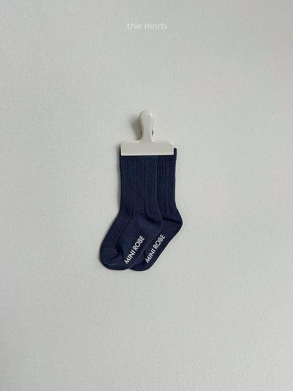 Cotton Rib Socks [minirobe]（2026AW） 7
