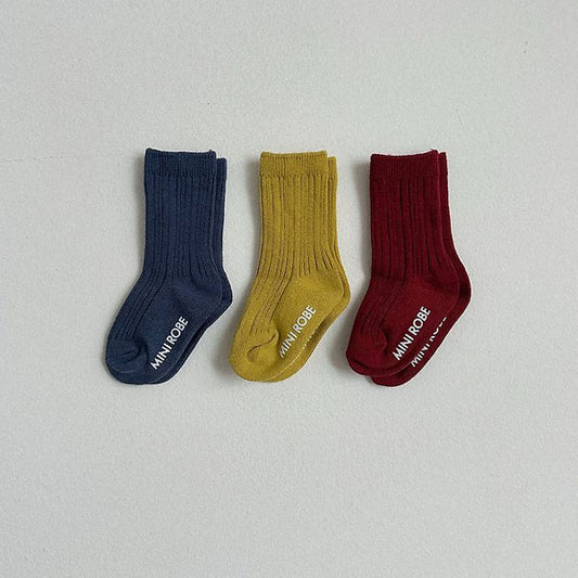 Cotton Rib Socks [minirobe]（2026AW） 1