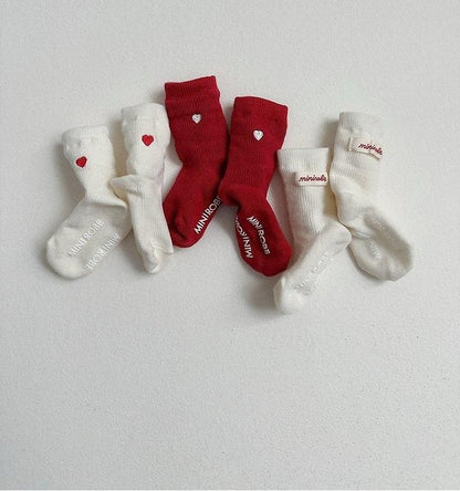 Heart Logo Socks [minirobe]（2026AW） 3