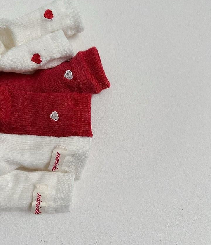 Heart Logo Socks [minirobe]（2026AW） 4