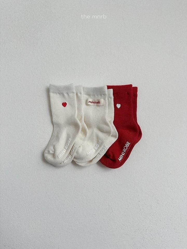 Heart Logo Socks [minirobe]（2026AW） 5