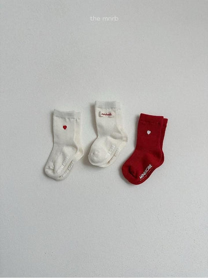 Heart Logo Socks [minirobe]（2026AW） 6