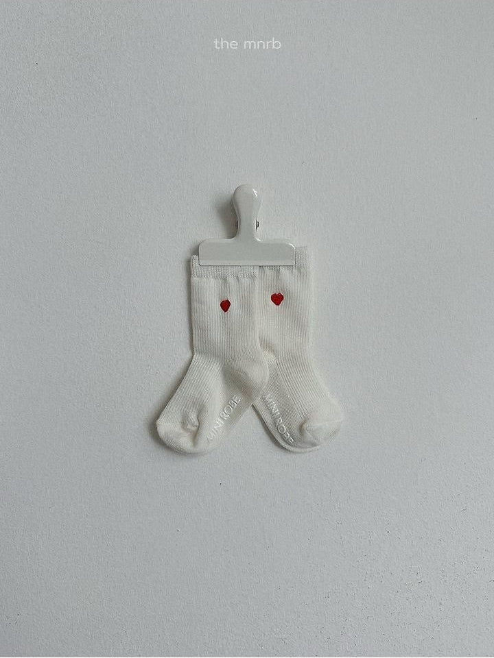 Heart Logo Socks [minirobe]（2026AW） 7