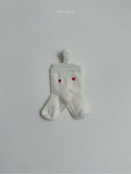Heart Logo Socks [minirobe]（2026AW） 7