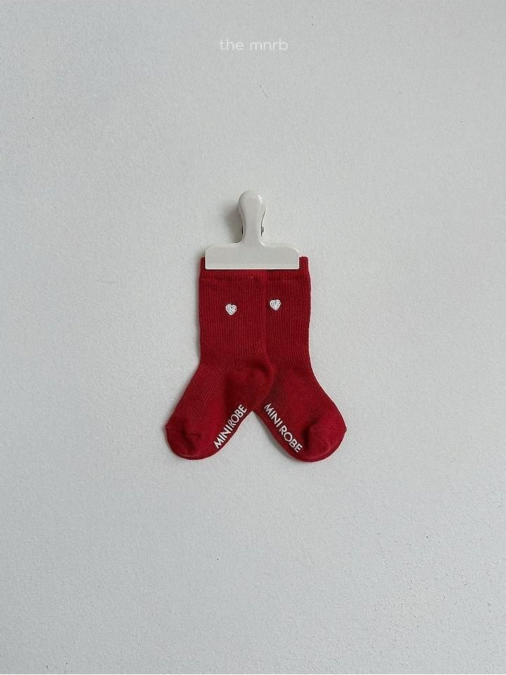 Heart Logo Socks [minirobe]（2026AW） 8